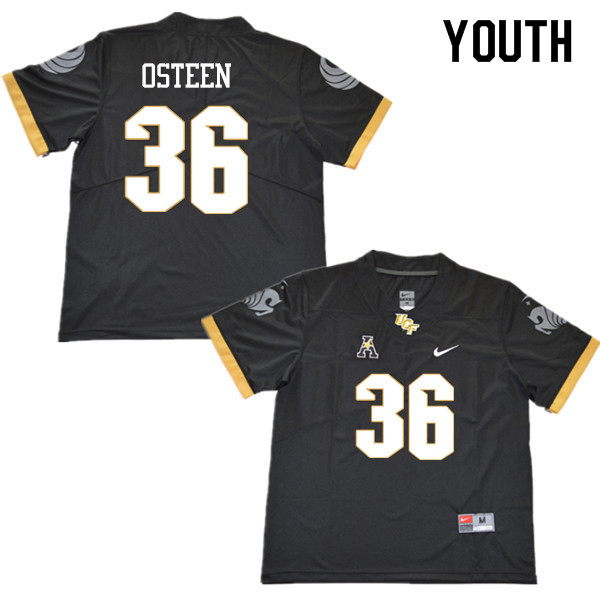 Youth #36 Andrew Osteen UCF Knights College Football Jerseys Sale-Black